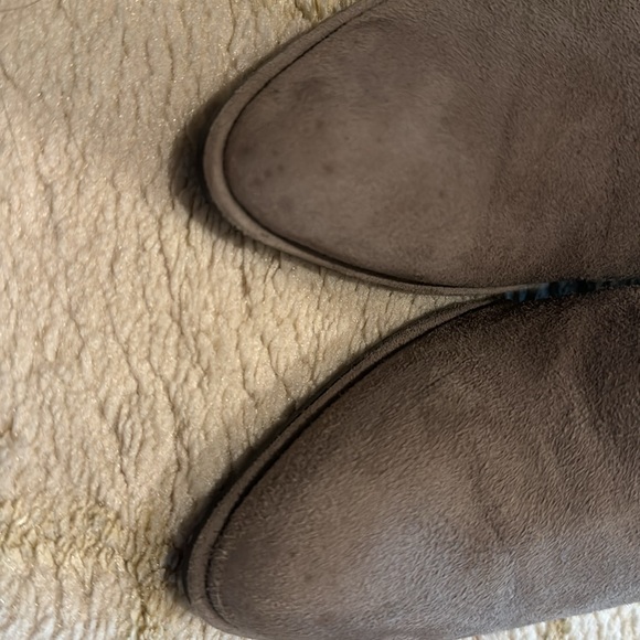 Stuart Weiztman Gray Suede OTK Boots - Picture 3 of 5